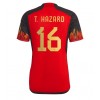 Belgien Thorgan Hazard #16 Hemmatröja VM 2022 Korta ärmar